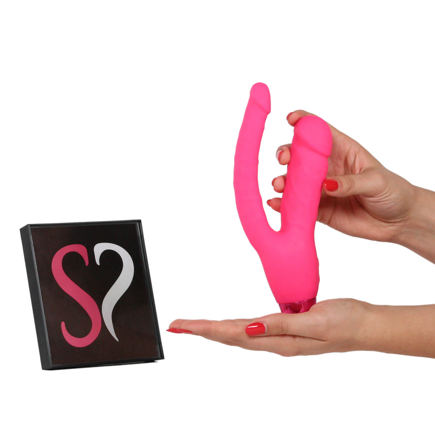 Simpli Pleasure ULTRA 10 Function Vibrating Silicone Double Penetration Dildo