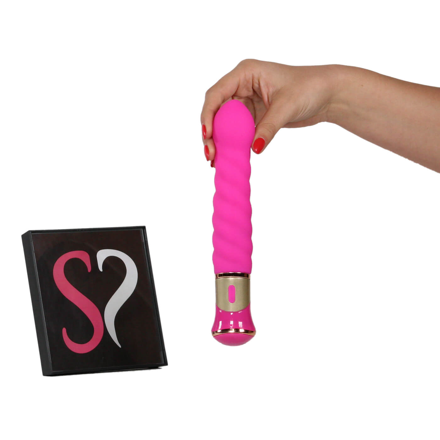 Simpli Pleasure ULTRA 10 Function Rotating USB Rechargeable 7 Inch Swirly Vibrator