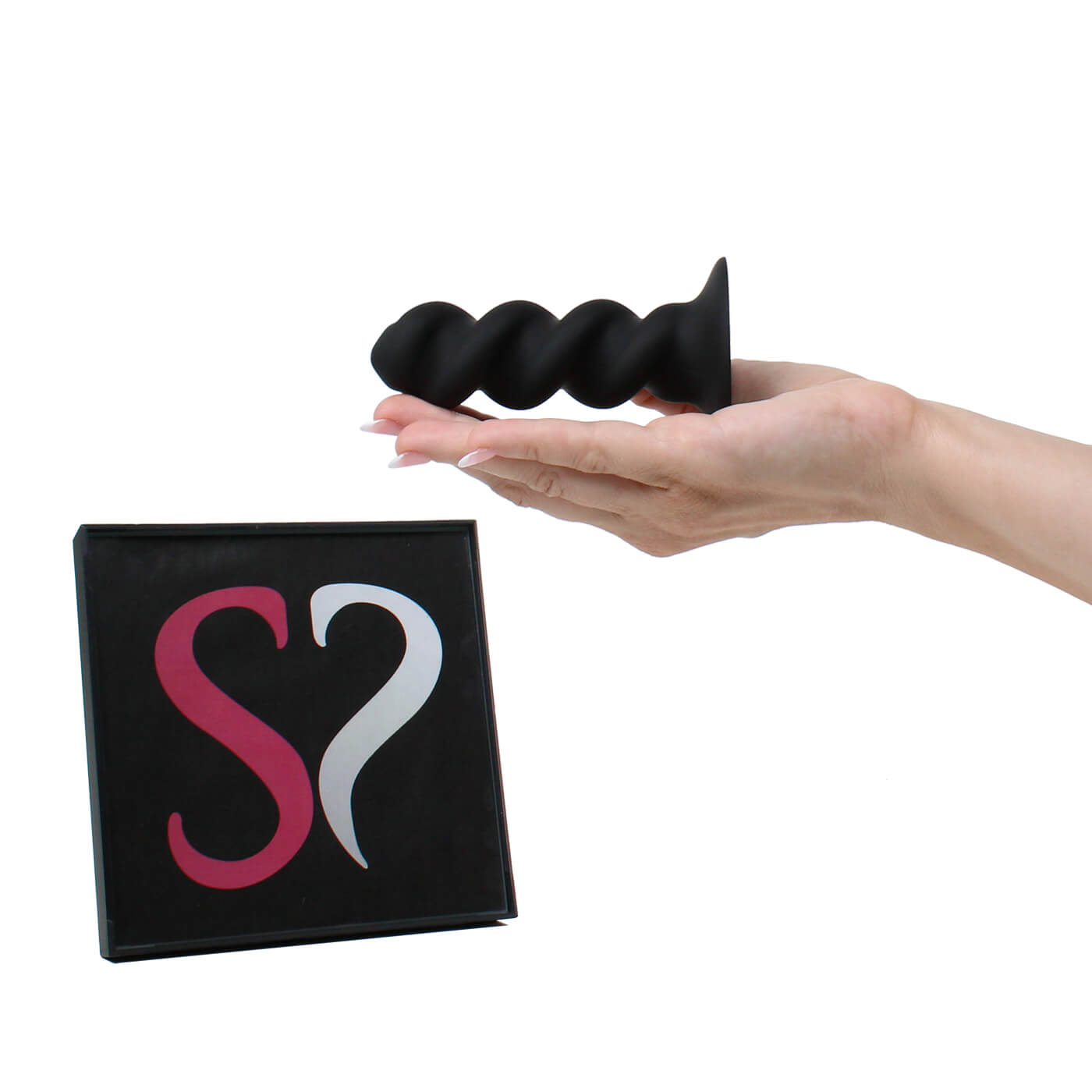 Backdoor Bliss 5 Inch Suction Cup Corkscrew Tapered Silicone Butt Plug