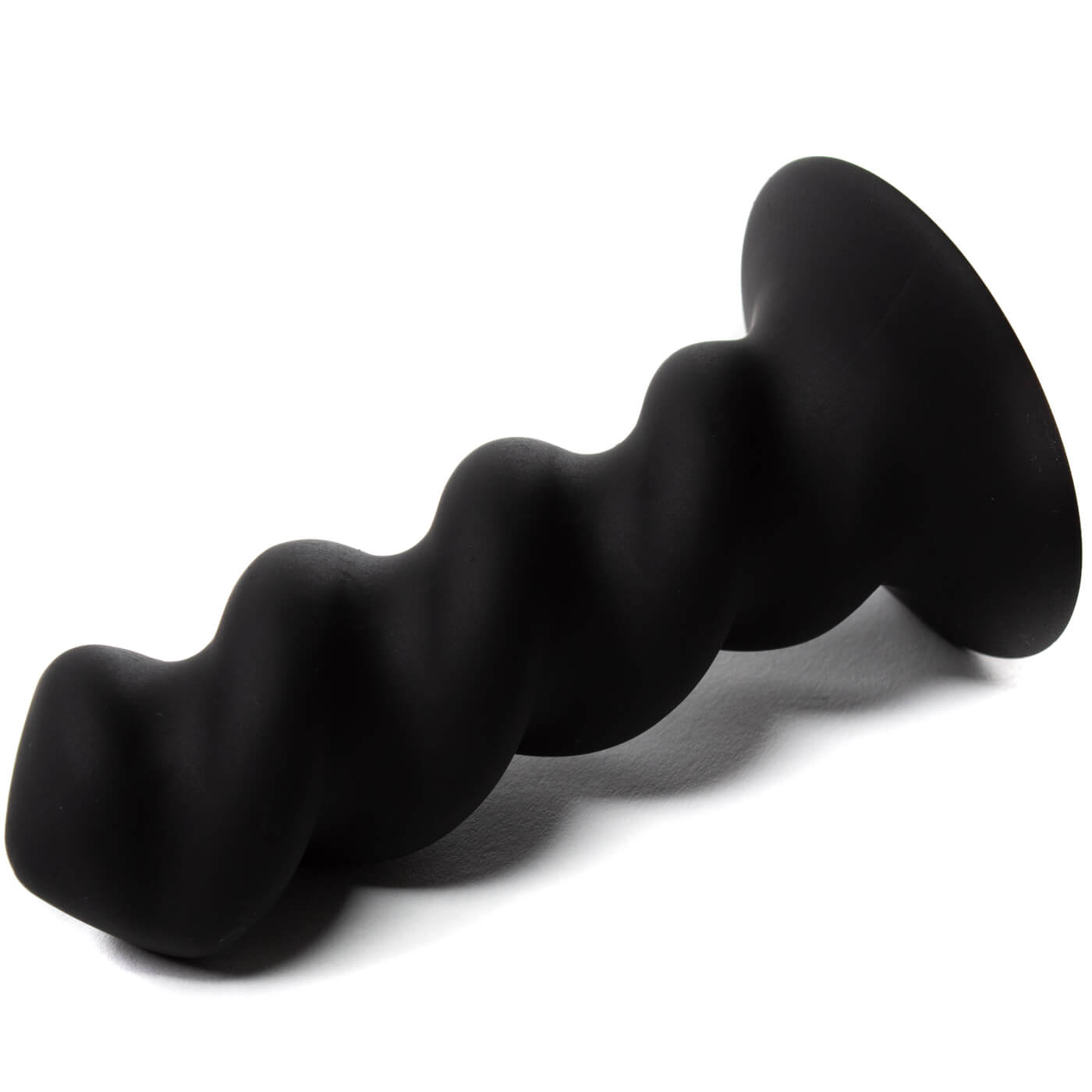 Backdoor Bliss 5 Inch Suction Cup Corkscrew Tapered Silicone Butt Plug