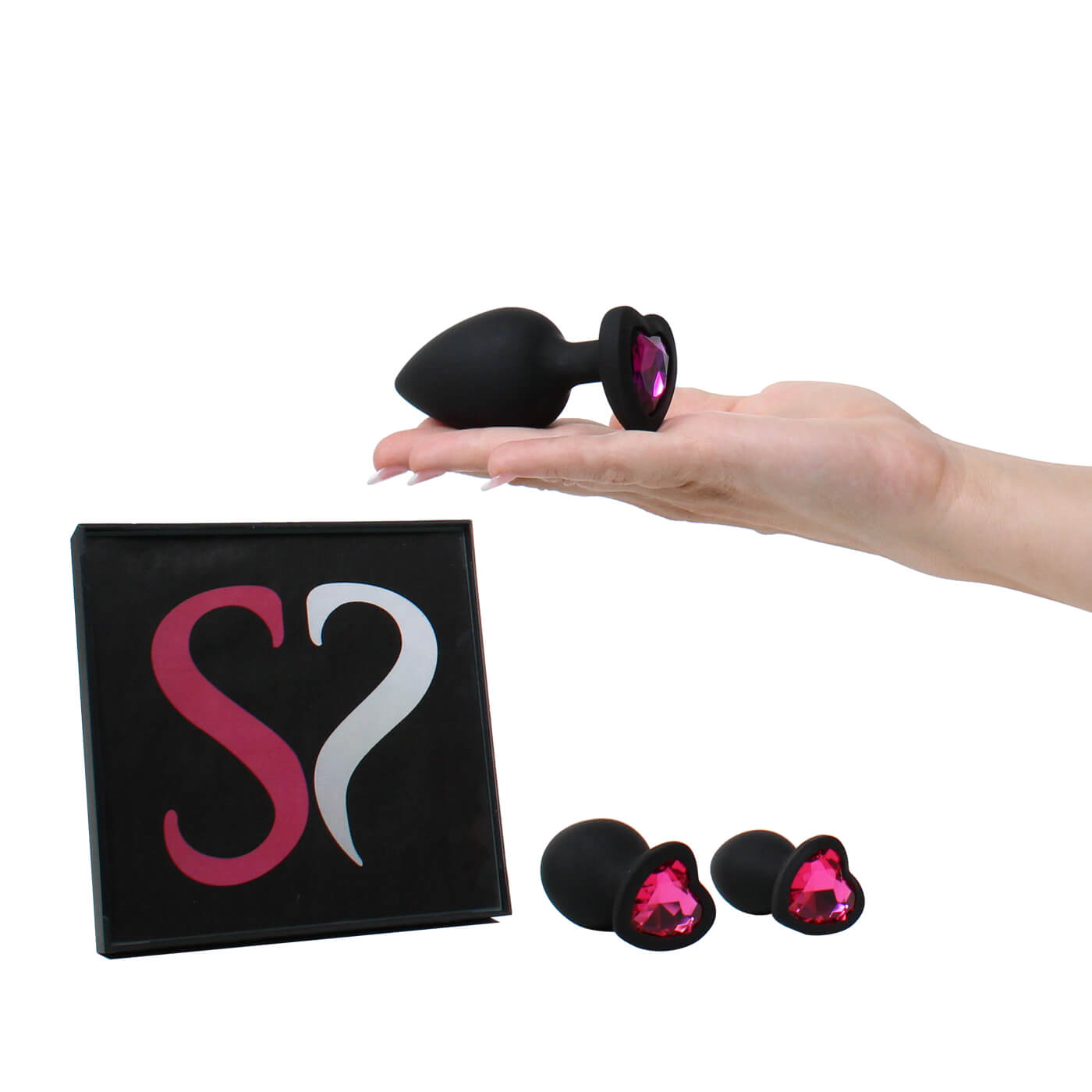 Backdoor Bliss Extra Flexible Silicone Jeweled Butt Plug Training Set