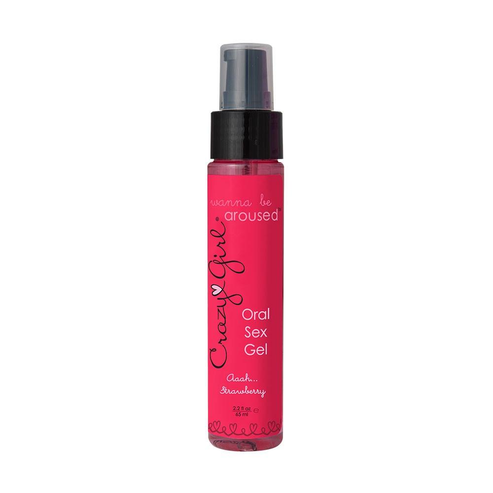 Crazy Girl Oral Sex Gel 2oz/59ml in Cotton Candy by Classic Erotica - - 2