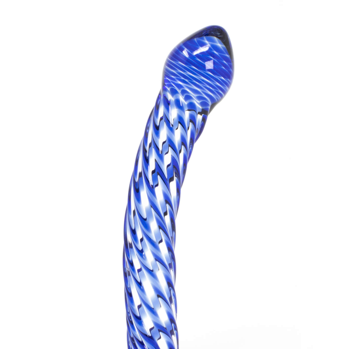 Icicles No. 29 Glass Dildo in Blue