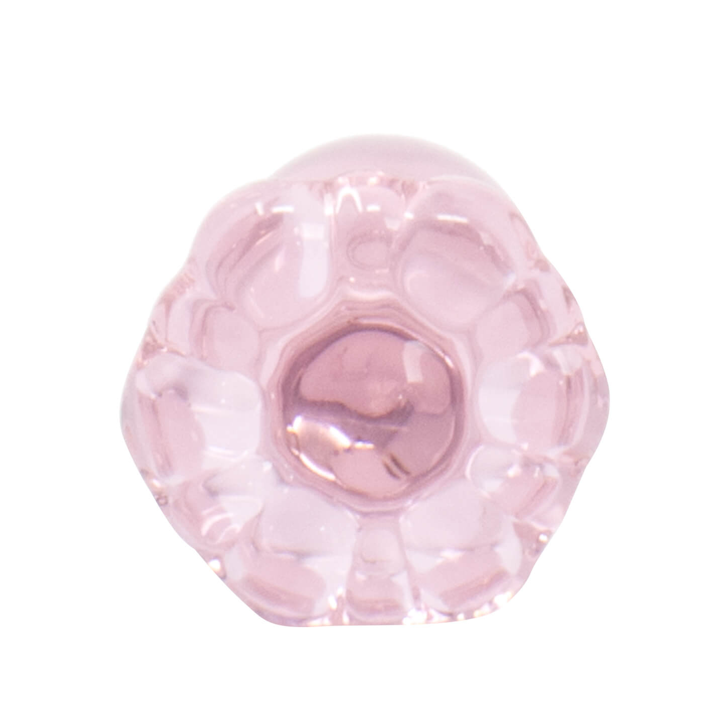 Pipedream Temperature Sensitive Icicles Flower Base No 48 Glass Butt Plug