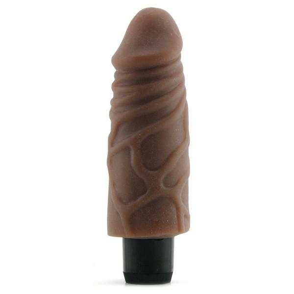 Real Feel No.4 Vibrating 6 Inch Realistic Dildo by Pipedream - - 2