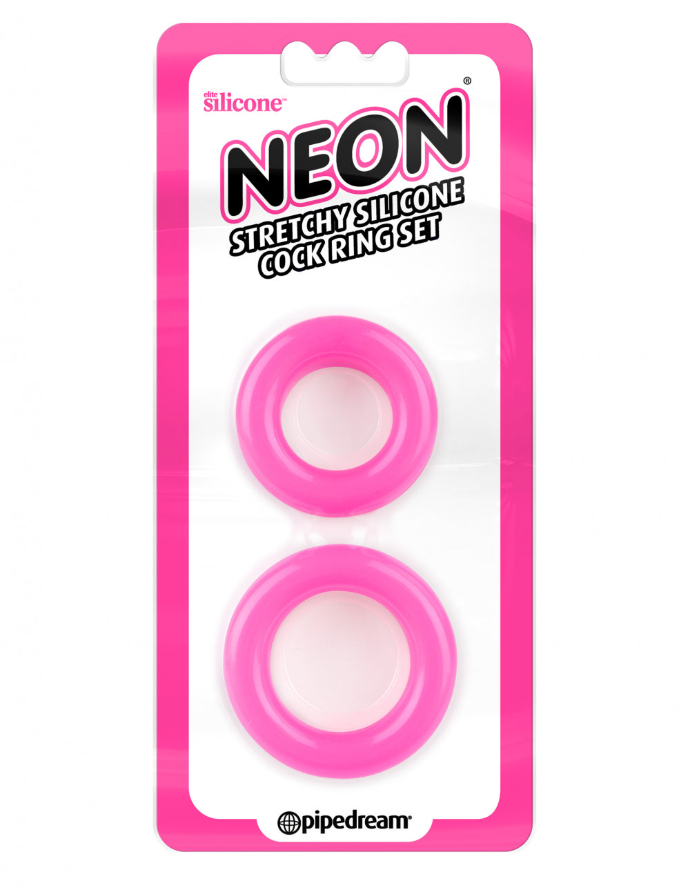 Neon Stretchy Silicone Cock Ring Set