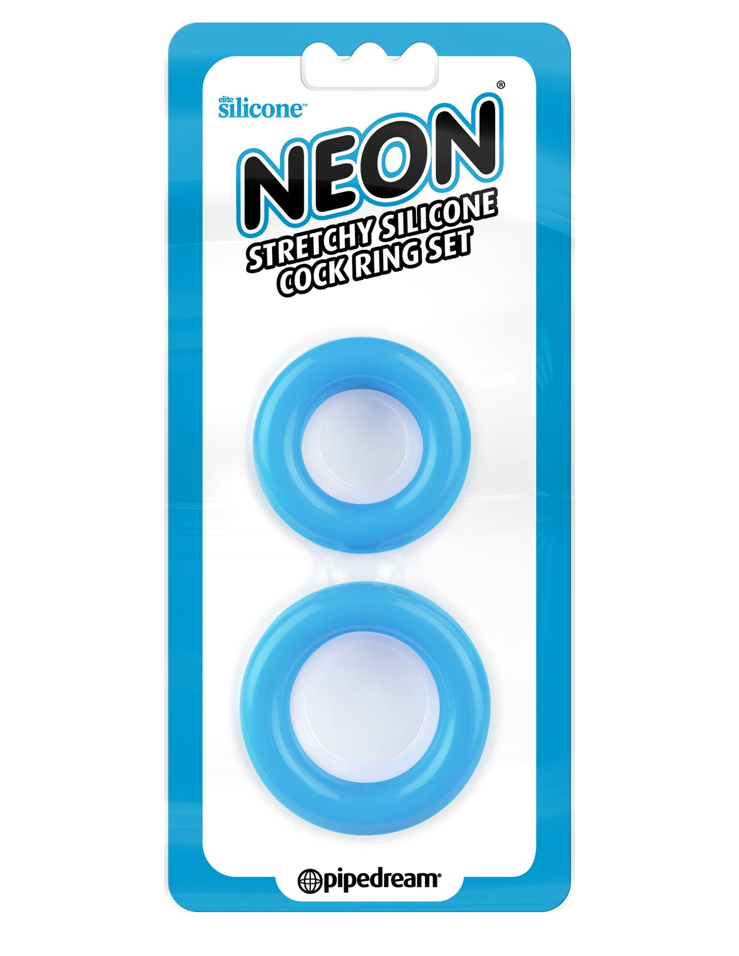 Neon Stretchy Silicone Cock Ring Set