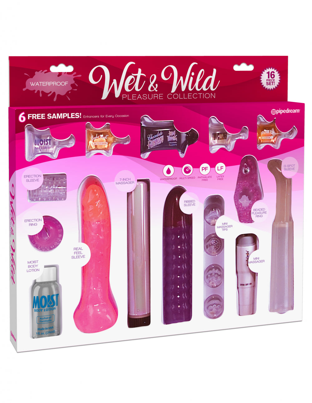 Waterproof Wet & Wild Pleasure Collection