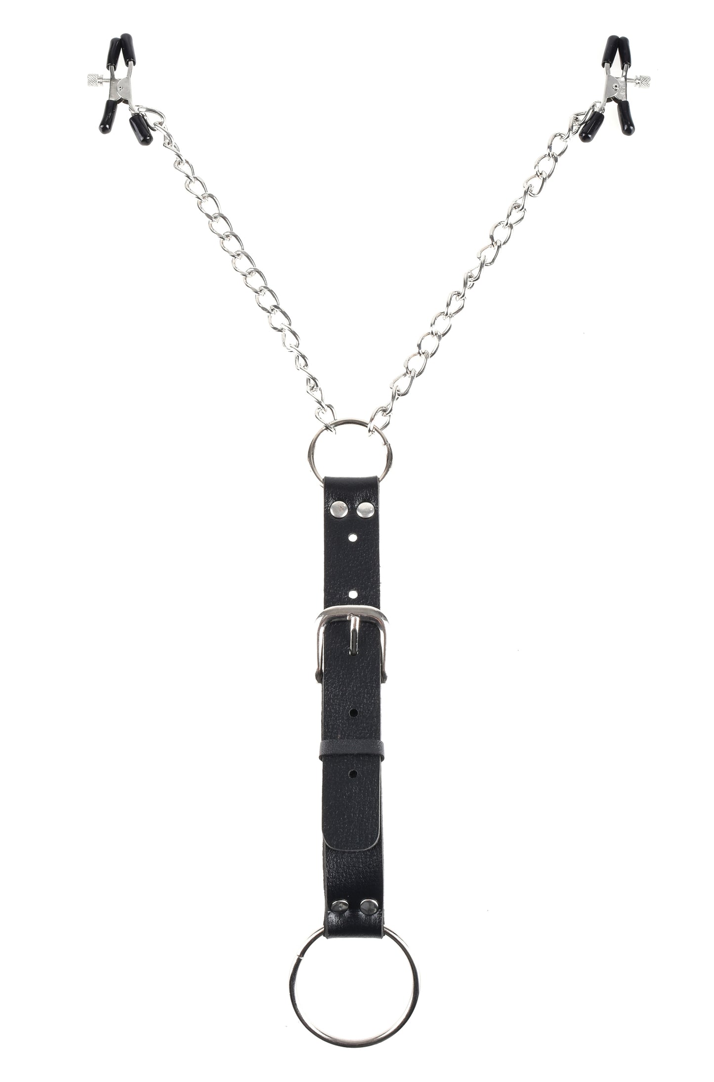 Nipple Clamps and Cockring Set by Pipedream