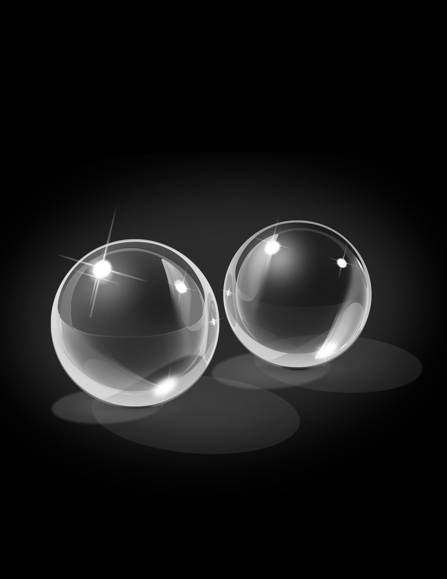 Icicles No.42 Glass Ben-Wa Balls Medium