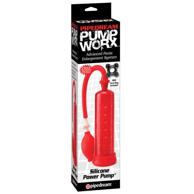 Silicone Penis Pump in Blue