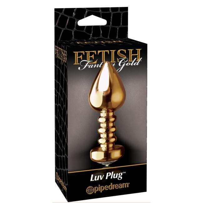 Gold 'Luv Plug' Heavy Anal Toy