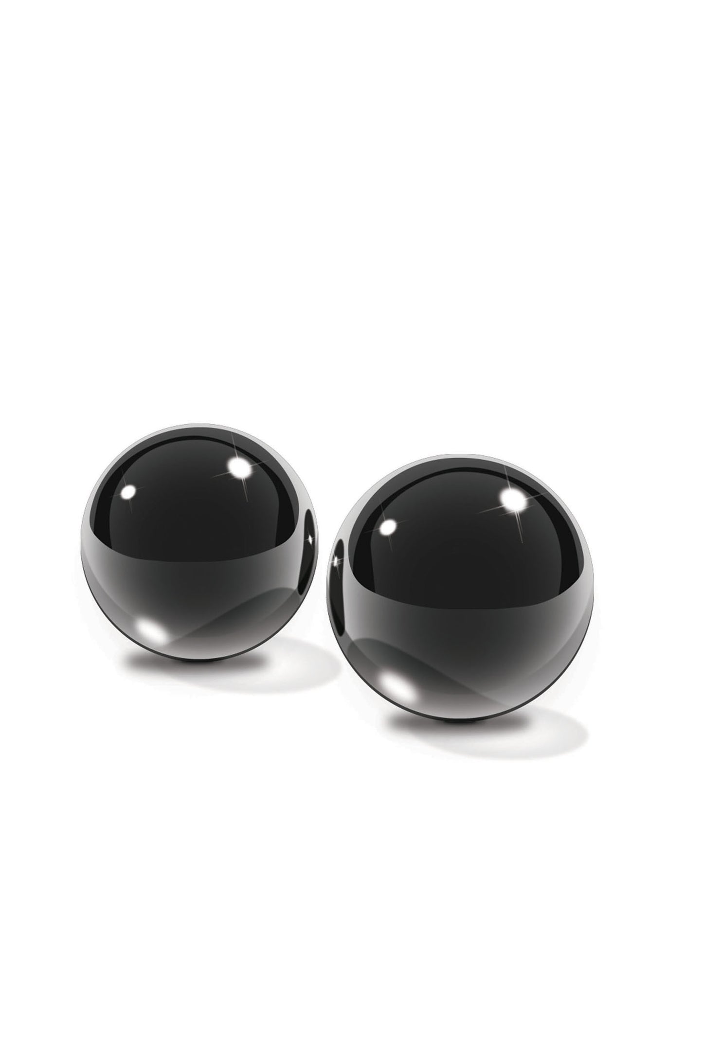 Limited Edition Black Glass Ben-Wa Balls Small (Fetish Fantasy Series)