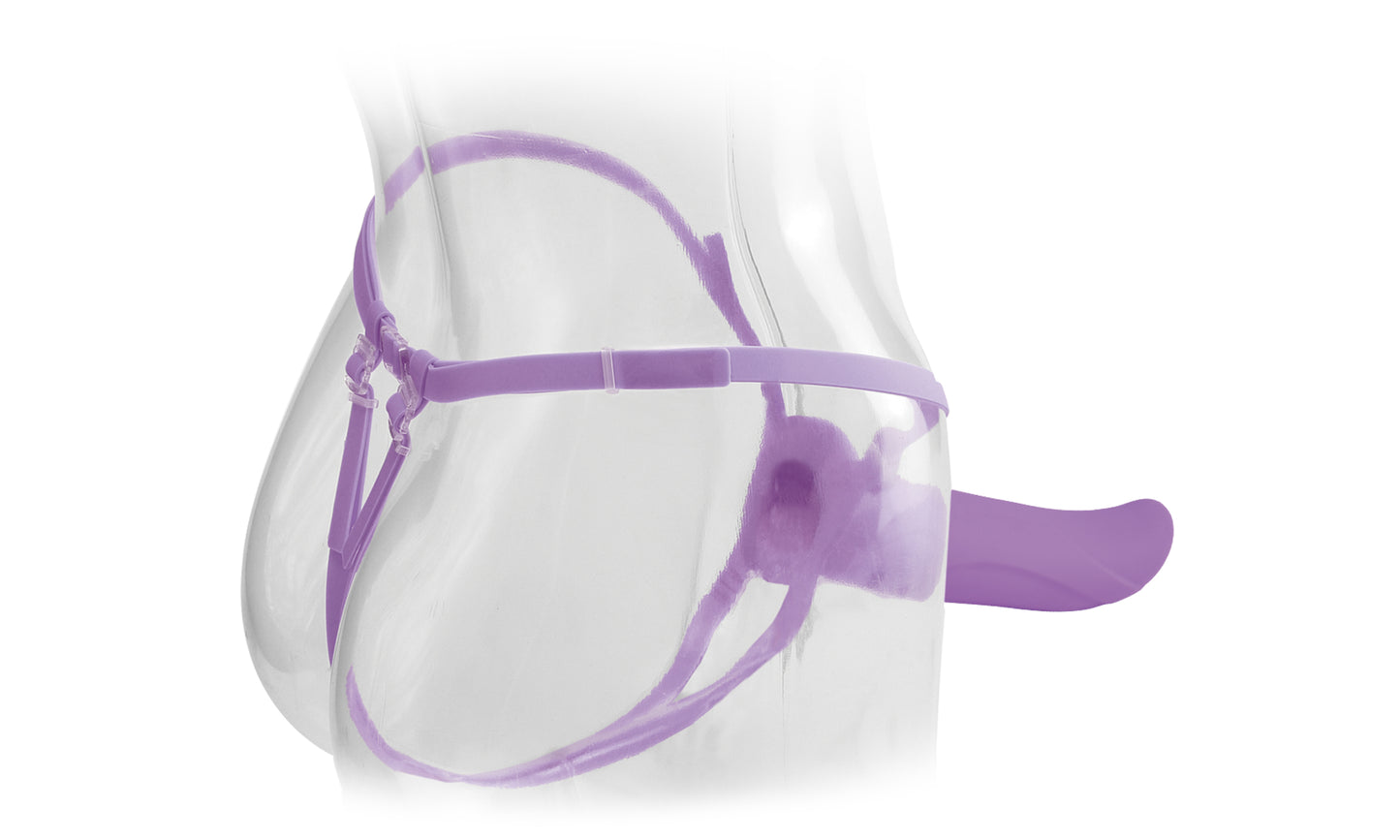 Fetish Fantasy Elite 6" Vibrating Hollow Strap-On