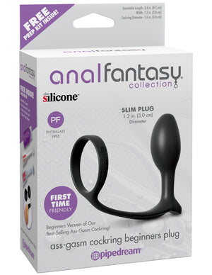 Ass-Gasm Cockring Beginners Plug