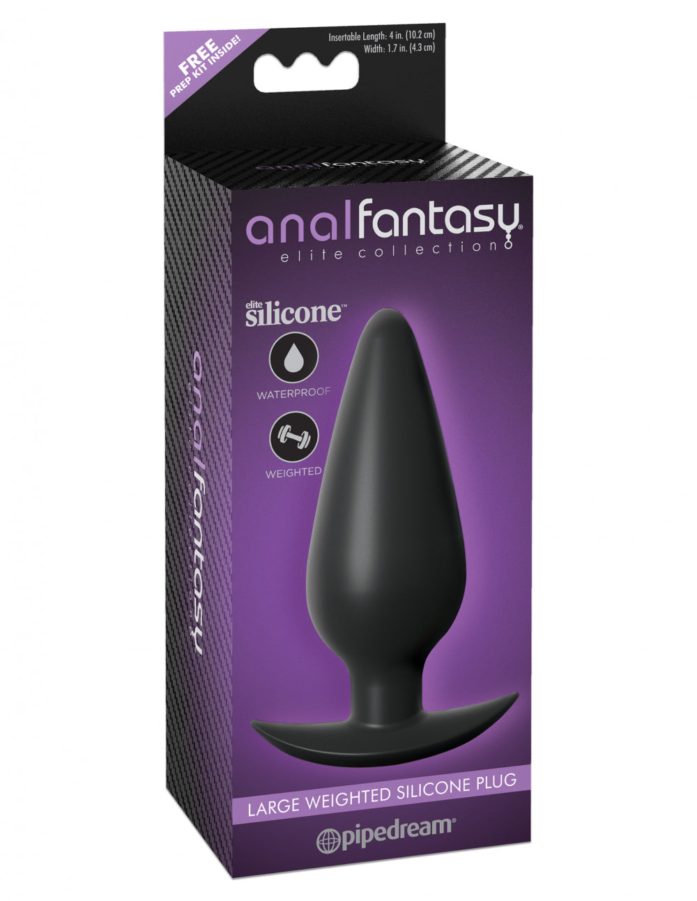 Collection Large Weighted Silicone Plug by Pipedream