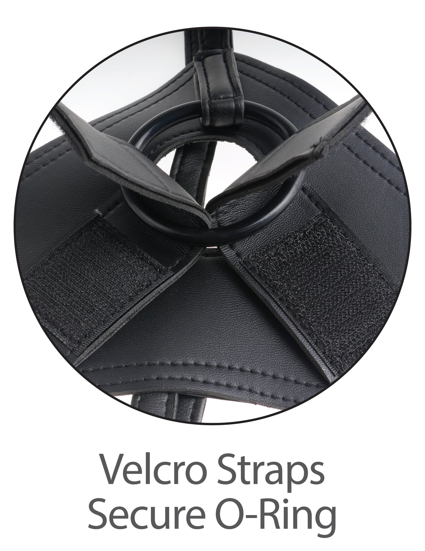 Strap-On Harness w/ 9" Uncut Hollow Cock by King Cock