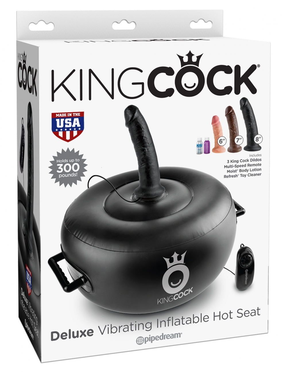Deluxe Vibrating Inflatable Hot Seat