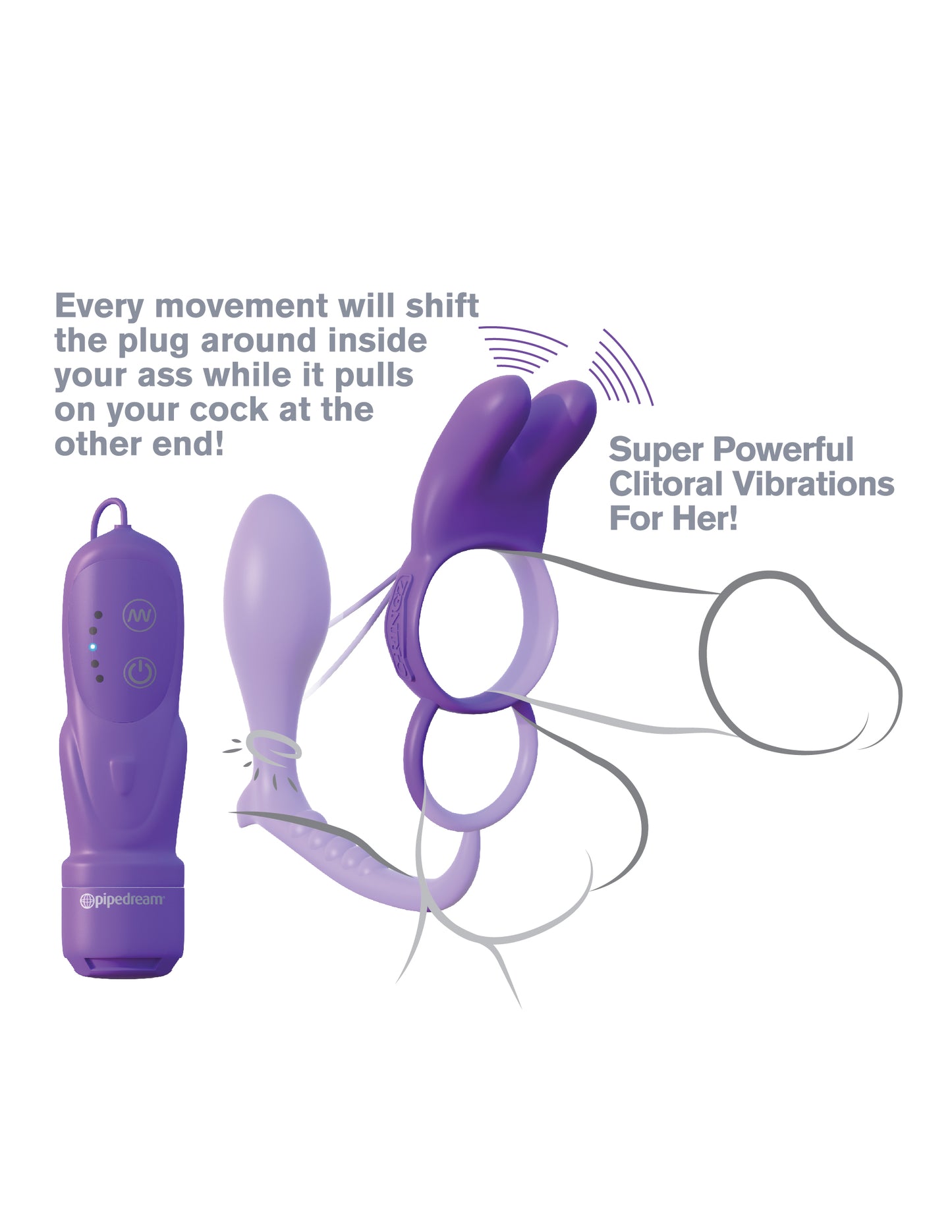 Ass-Gasm Vibrating Rabbit