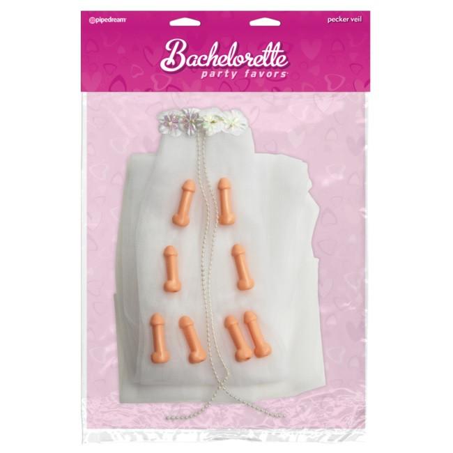 Bachelorette Pecker Wedding Veil