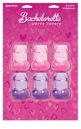 Favors Pecker Shot Glasses (Bachelorette Party)