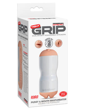 Pipedream Extreme Toyz Tight Grip Pussy & Mouth Masturbator