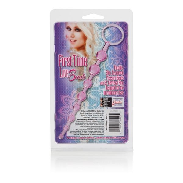 First Time Love Anal Beads in Pink