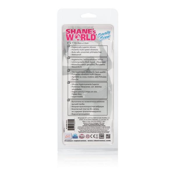 Shane's World Sorority Screw Waterproof Silicone Vibrator