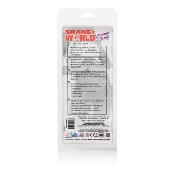 Shane's World Sorority Screw Waterproof Silicone Vibrator