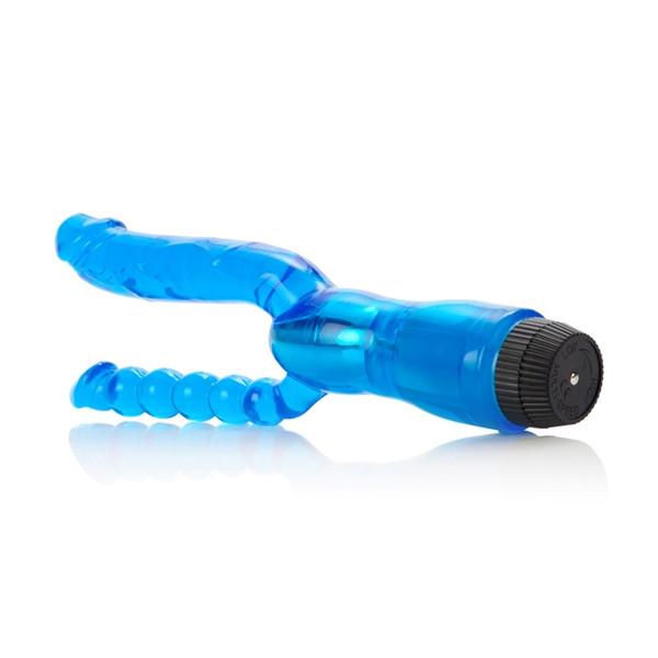 Dual Penetrator Realistic 5 Inch Vibrator Anal Bead Combo