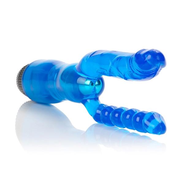 Dual Penetrator Realistic 5 Inch Vibrator Anal Bead Combo