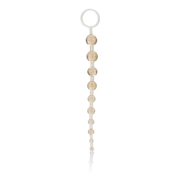 X-10 Extreme Pure Gold Anal Beads in Platinum