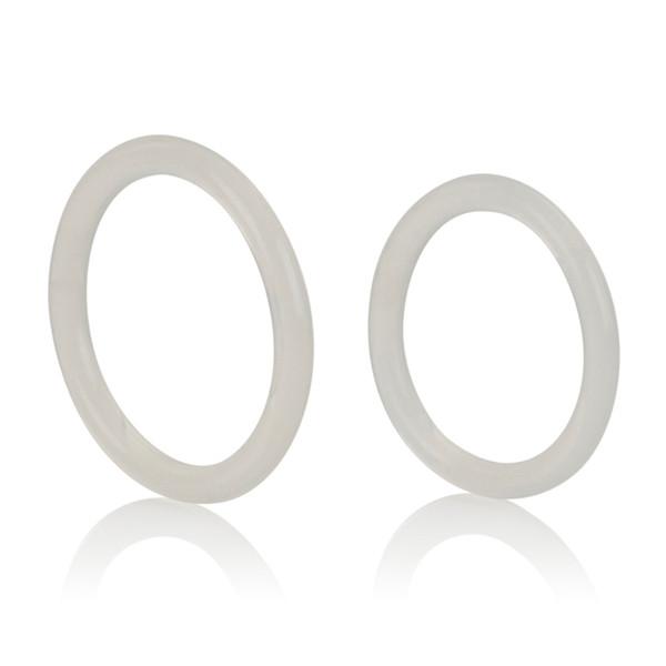Large and XL Silicone Cock Ring Set