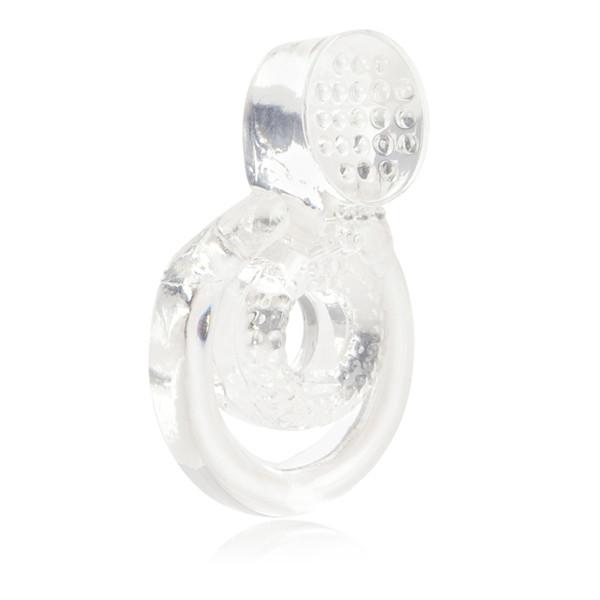 Dr. Joel Kaplan Clear Dual Cock Ring