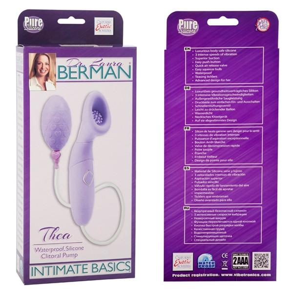 Dr. Laura Berman Thea Silicone Vibrating Clitoral Pump