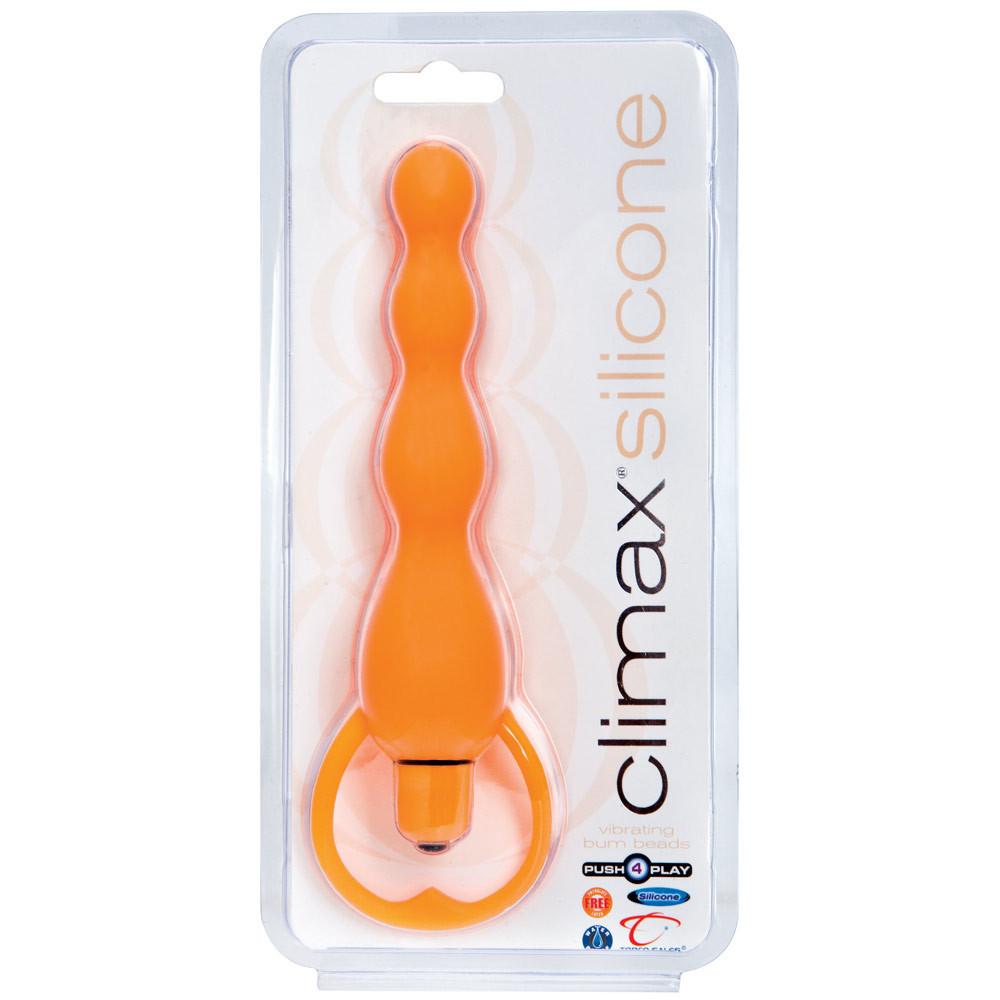 Topco Climax Vibrating Anal Beads 5 Inches by Topco - - 3