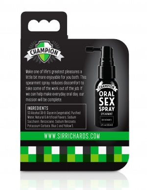 Sir Richard's Champion Spearmint 1 Fl. Oz. Oral Sex Desensitizing Throat Spray