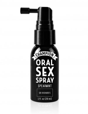 Sir Richard's Champion Spearmint 1 Fl. Oz. Oral Sex Desensitizing Throat Spray
