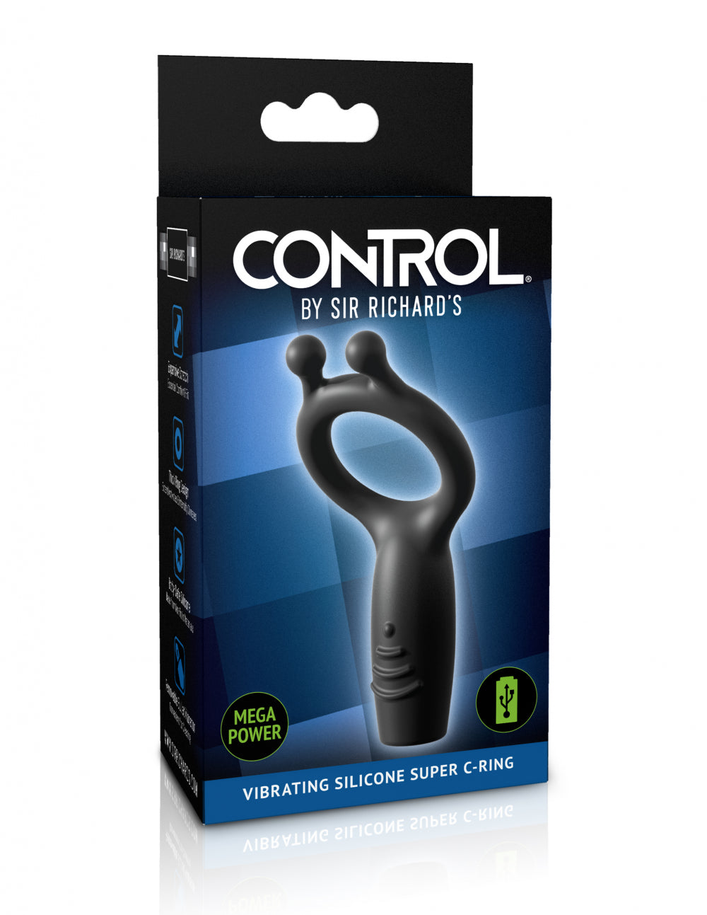 CONTROL by Sir Richard's Vibrating Silicone Super C-Ring