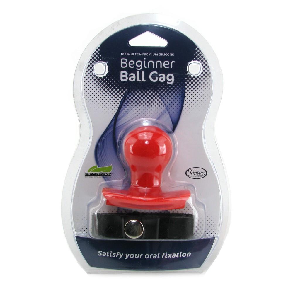 Tantus Beginner's Silicone and Leather Ball Gag by Tantus - - 12