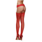 Lace Top Thigh High Red O/S