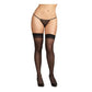 Thigh High Sheer Black Os Queen Inmoulinin