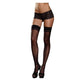 Thigh High Sheer Black Os Inmoulinin