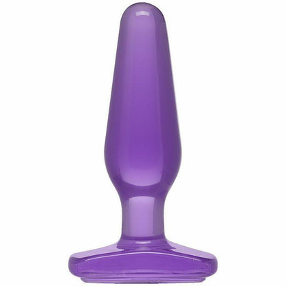 Crystal Jellies Medium Butt Plug in Purple