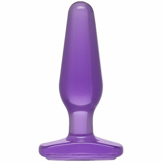 Crystal Jellies Medium Butt Plug in Purple