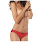 Cheeky Panty Red/Black Medium