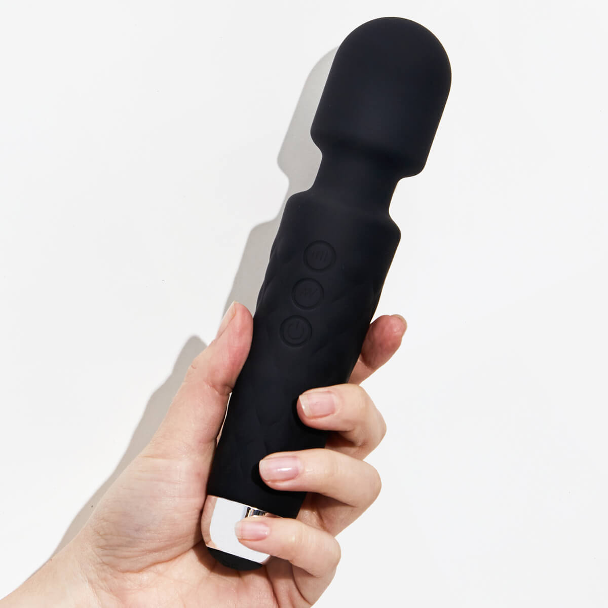 Simpli Pleasure 10 Function USB Rechargeable Silicone Wand Vibrator