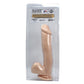 Basix Realistic Large Black ( Or White)  Dildo with Suction Cup 12 inch