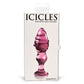 Icicles No. 27 Glass Pink Butt Plug