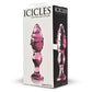 Icicles No. 27 Glass Pink Butt Plug